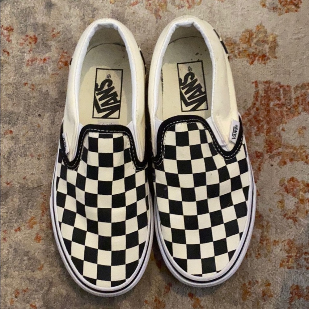 Vans checkerboard Slipons